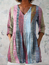Women's Longline V-Neck Top with Pockets - Everyday Essential