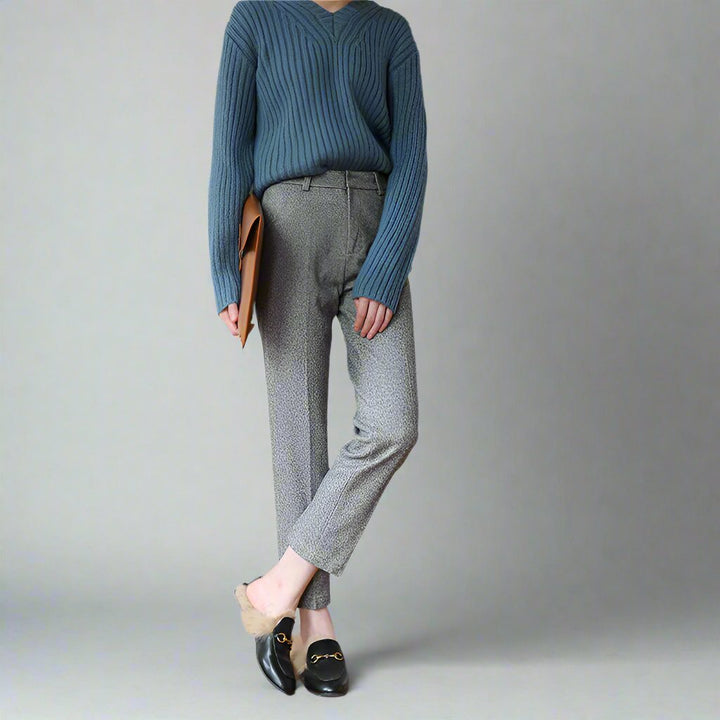 Women's Wool Tailored Trousers – Smart Everyday Comfort – view 4