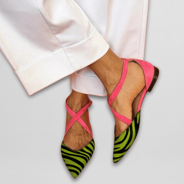 Women's Strappy Ballet Flats - Effortless Elegance