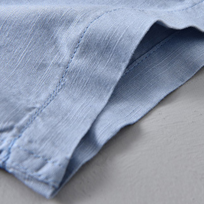 Men's Cotton-Linen Shirt – Relaxed Fit Casual Summer Shirt