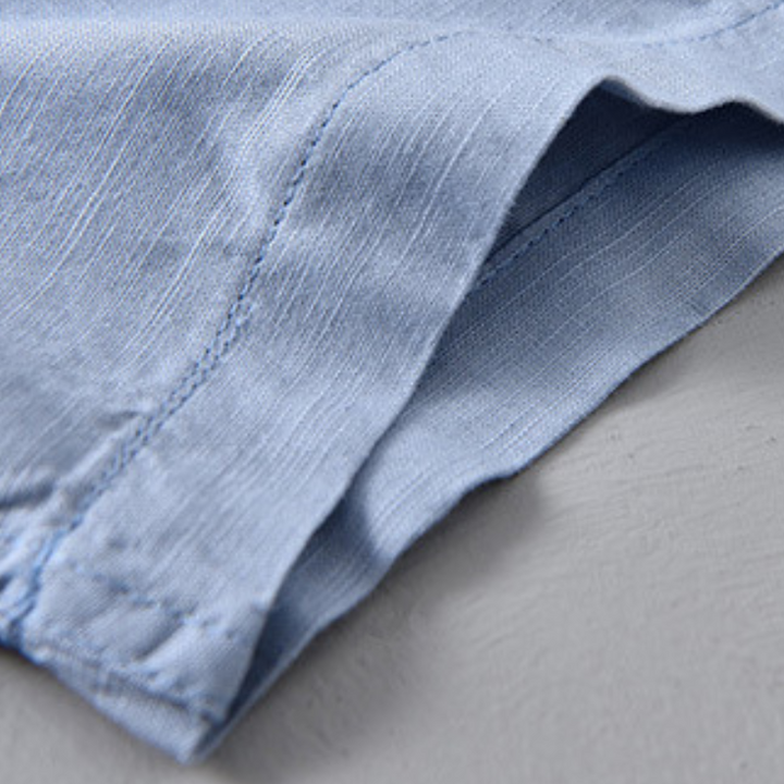 Men's Cotton-Linen Shirt – Relaxed Fit Casual Summer Shirt