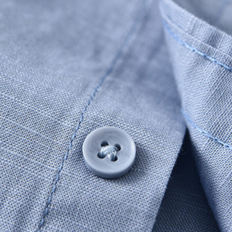 Men's Cotton-Linen Shirt – Relaxed Fit Casual Summer Shirt