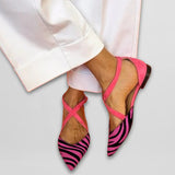 Women's Fern Ballet Flats with Straps - Timeless Elegance & Comfort