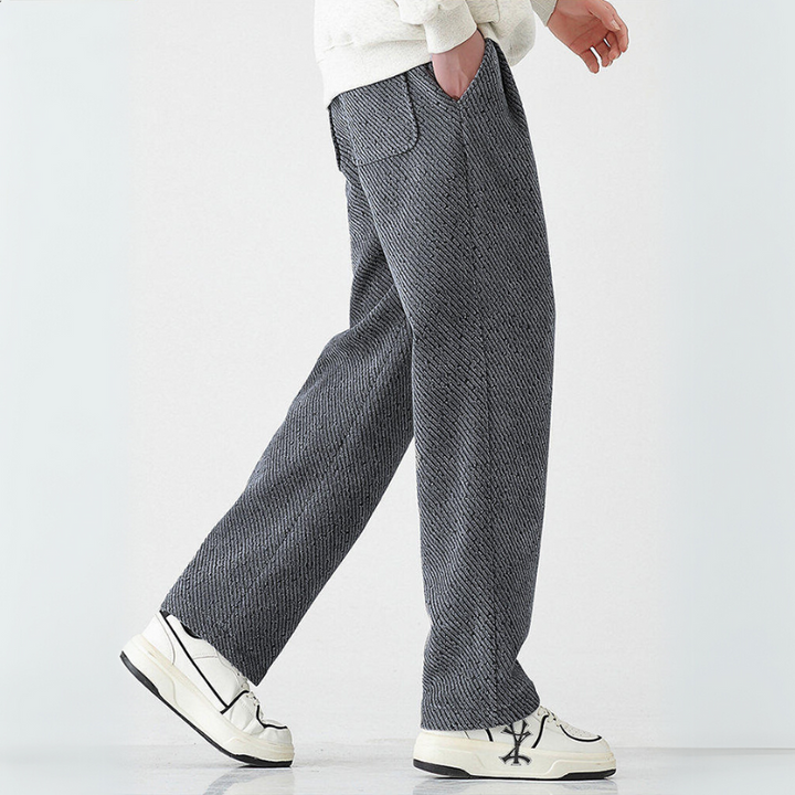 Men's Static Weave Joggers – Relaxed Straight-Leg Comfort – view 4