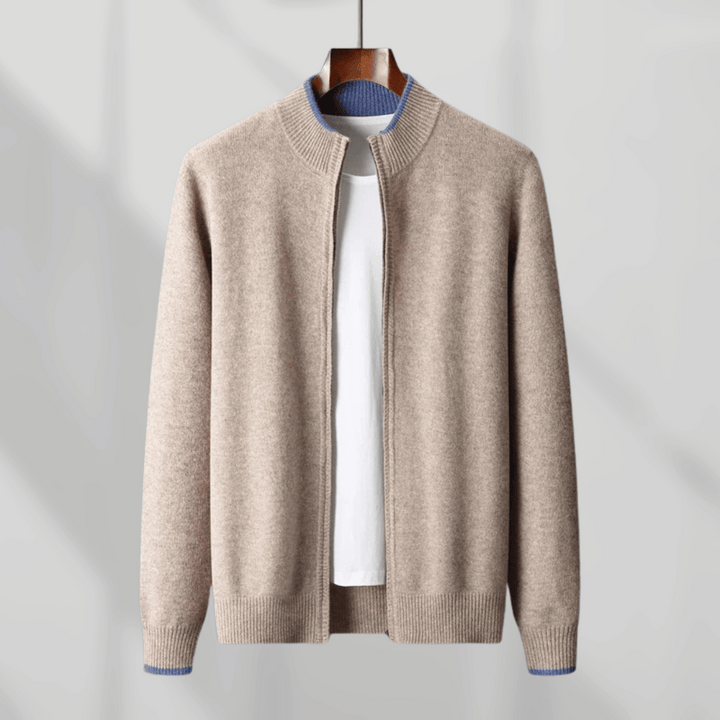 Men's Cashmere Zip Cardigan – Ashford Fine Knit Layer