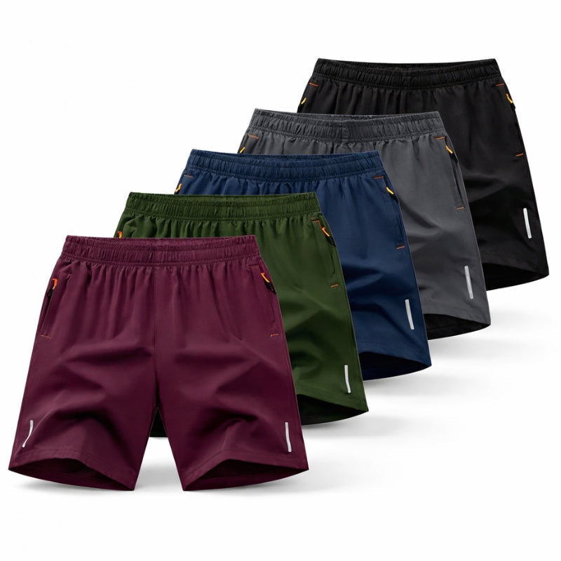Men's Quick-Dry Training Shorts – Zip-Pocket Gym & Running Shorts – view 2