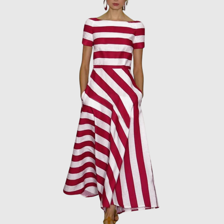 Women's Light & Fluid Stripe Dress - Effortless Everyday Style