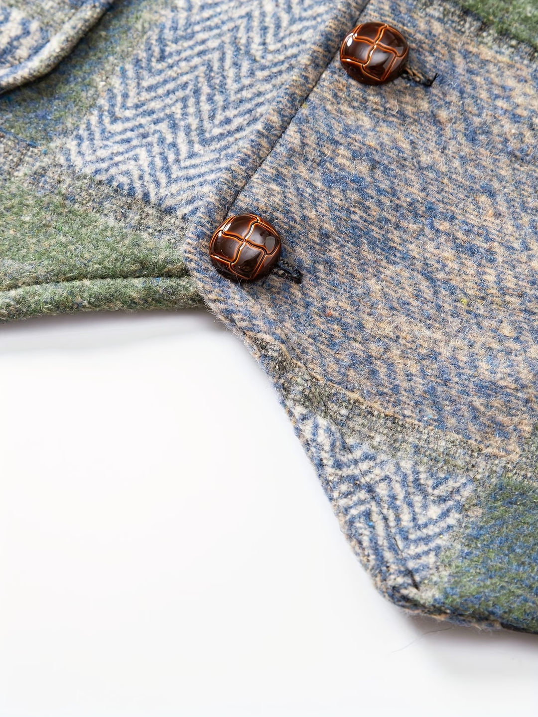 Men's Heritage Tweed Gilet – Herringbone Waistcoat for Smart Occasions – view 12