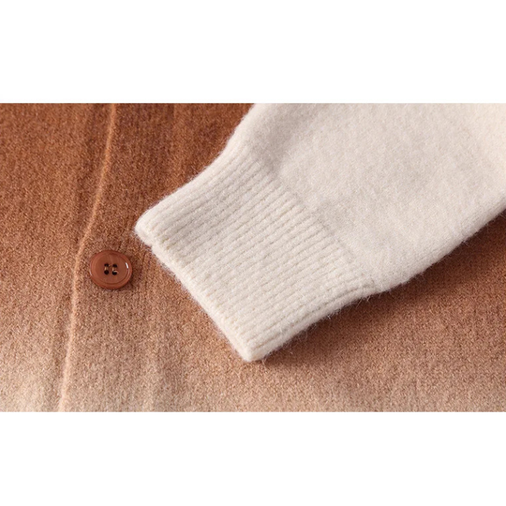 Men's Ombre Knit Cardigan – Button-Front Layering Jumper – view 7
