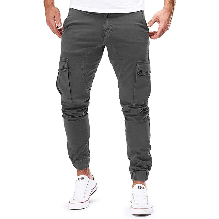 Men's Cargo Joggers – Stretch Cotton Blend Casual Trousers – view 6