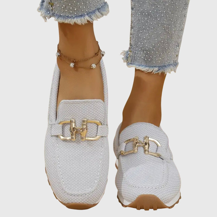 Women's Susana Orthopedic Loafers - Everyday Comfort with Gold