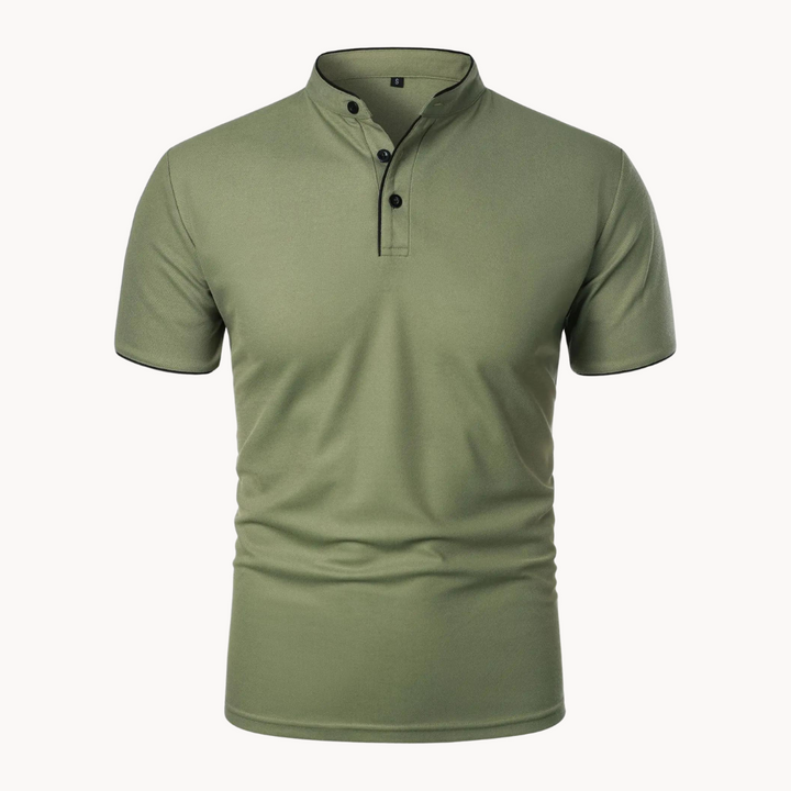 Men's Siena Cotton Polo Shirt – Classic Fit Everyday Smart-Casual – Green