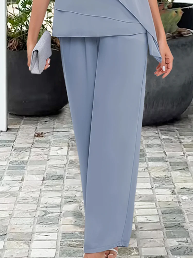 Women's Flowing Elegant Two-Piece Set - Effortless Grace