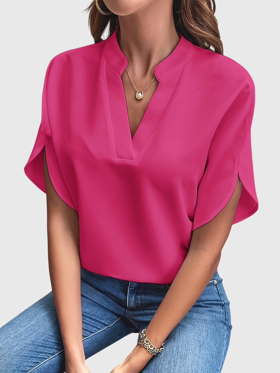 Women's Kristie Elegant Blouse - Timeless Wardrobe Essential