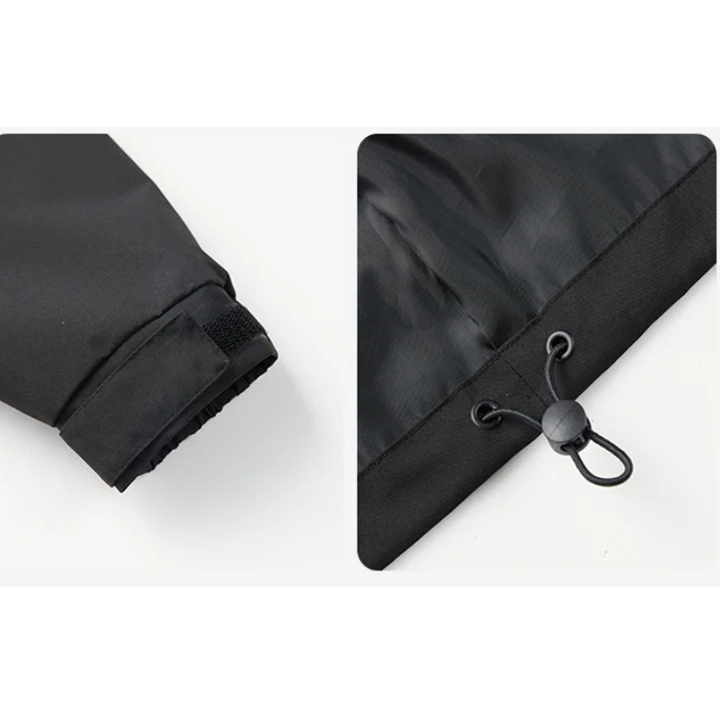 Men's Hooded Shell Jacket – Water-Resistant Lightweight Rain Jacket – view 7