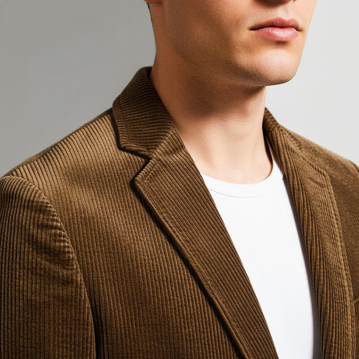 Men's Corduroy Blazer – Smart Casual Tailored Sport Coat – view 6