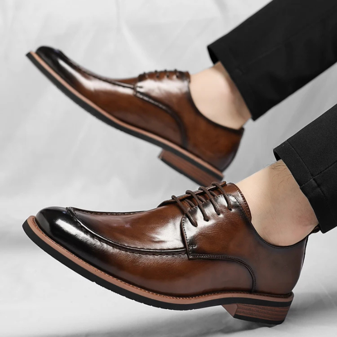 Men's Leather Derby Shoes – Smart Office & Formal Footwear – view 4