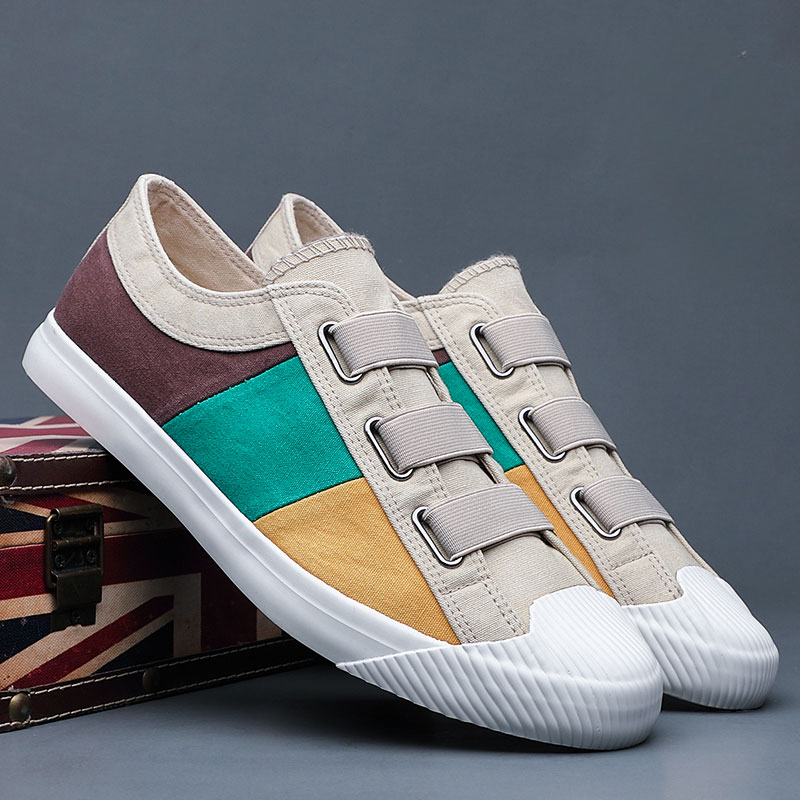 Men's Canvas Trainers – Cushioned Everyday Street Style