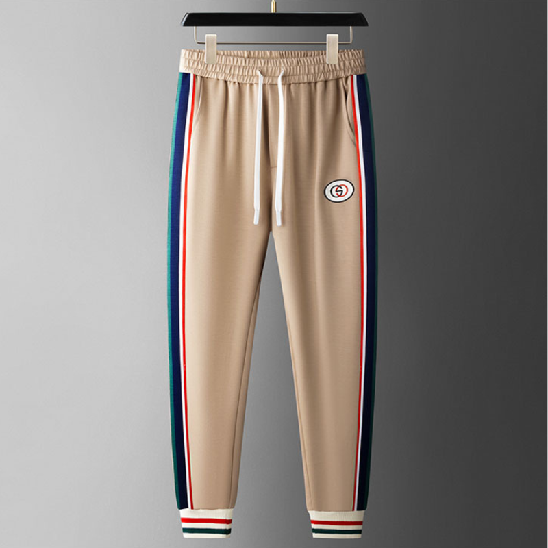 Men's Striped Zip Tracksuit Set – Stretch Knit Two-Piece – view 9