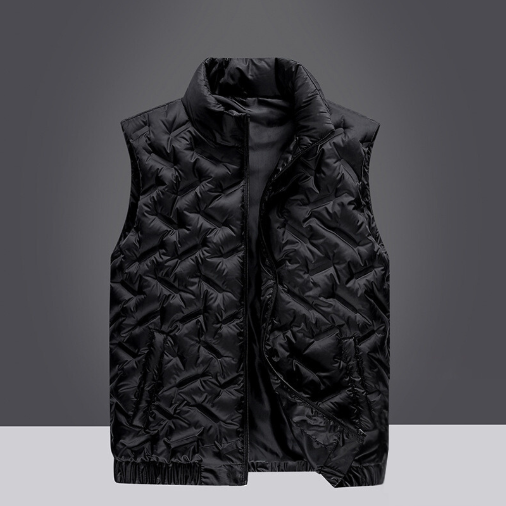 Men's Down Puffer Gilet – Lightweight Waterproof Body Warmer – view 2