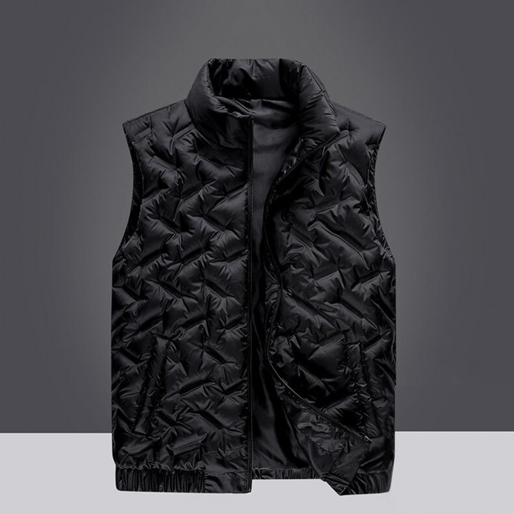 Men's Down Puffer Gilet – Lightweight Waterproof Body Warmer – view 2