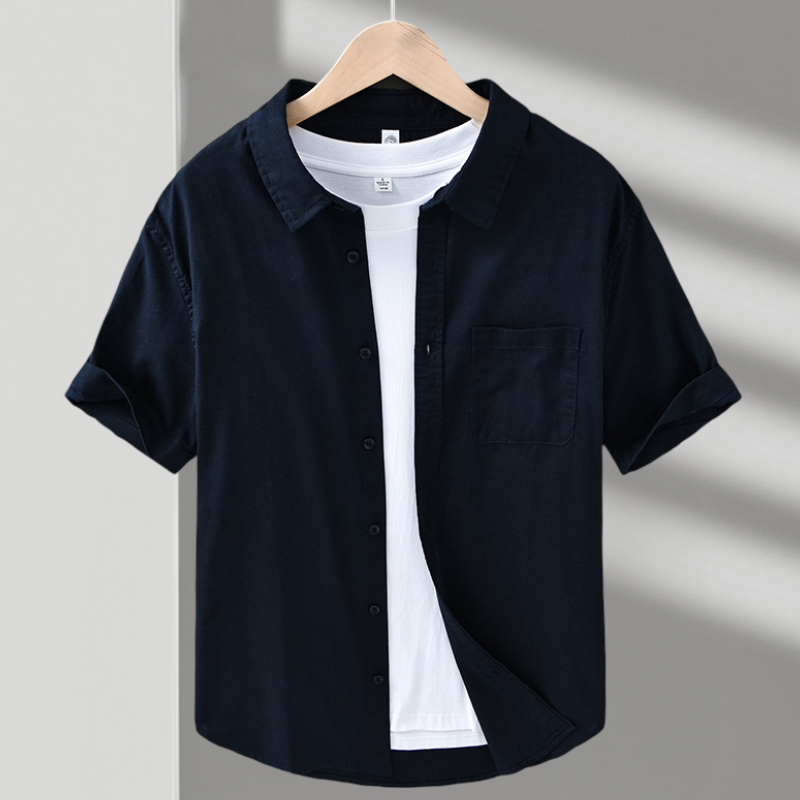 Men's Cotton-Linen Shirt – Relaxed Fit Casual Summer Shirt – view 6