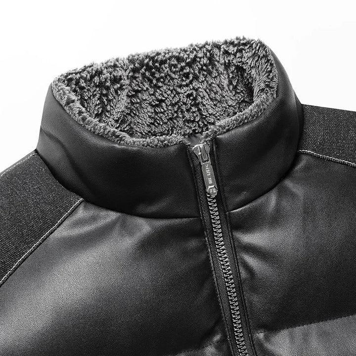 Men's Padded Gilet – Quilted Insulated Vest with Stand Collar – view 4