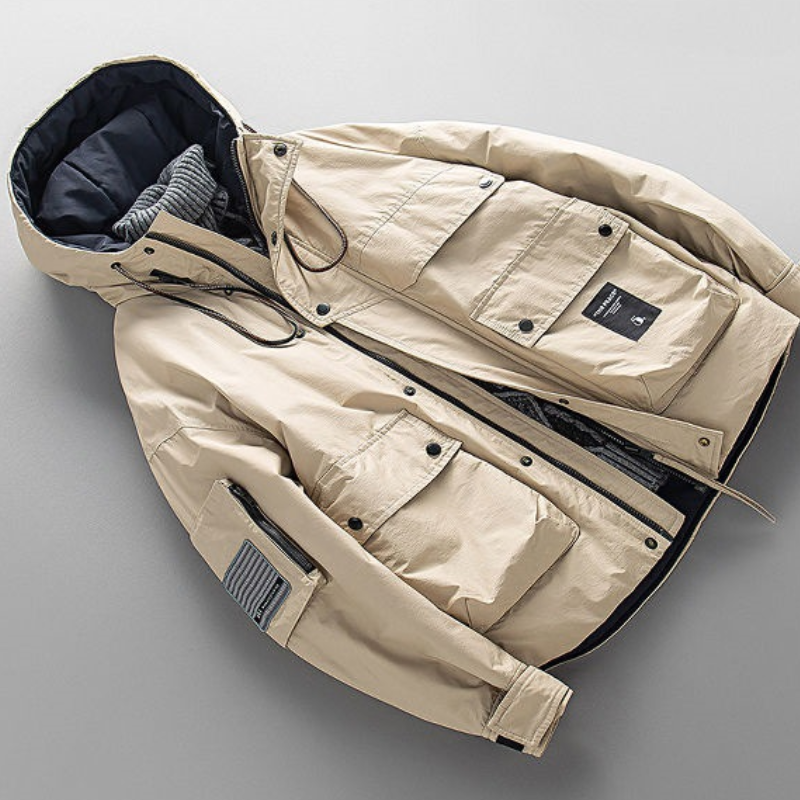 Men's Insulated Utility Parka – Weather-Resistant City Coat – view 6