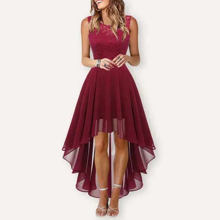 Women's Kaitlyn High-Low Elegant Dress – Wedding Guest Ready