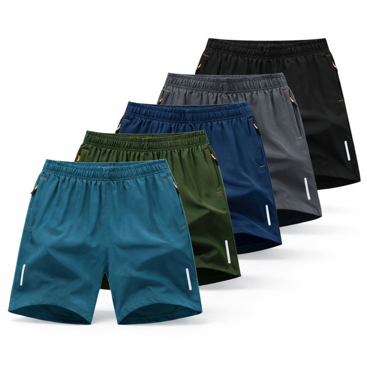 Men's Quick-Dry Training Shorts – Zip-Pocket Gym & Running Shorts – view 3