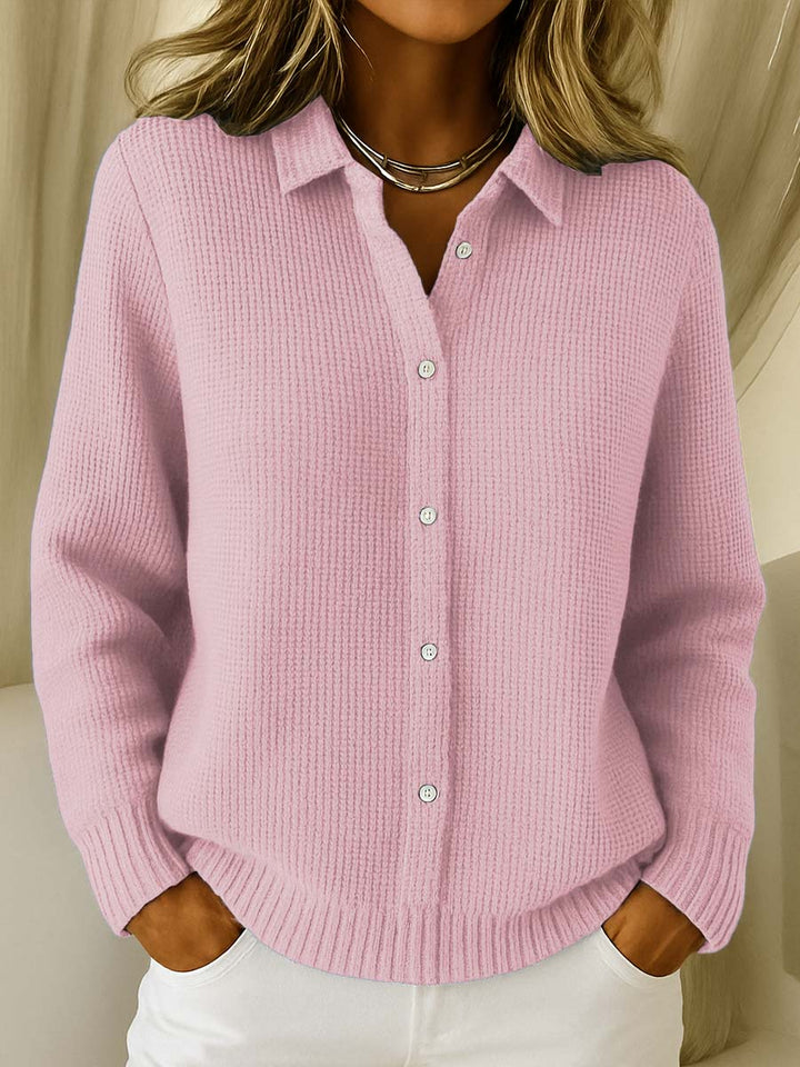 Women's Classic Knitted Button Cardigan – Timeless Comfort