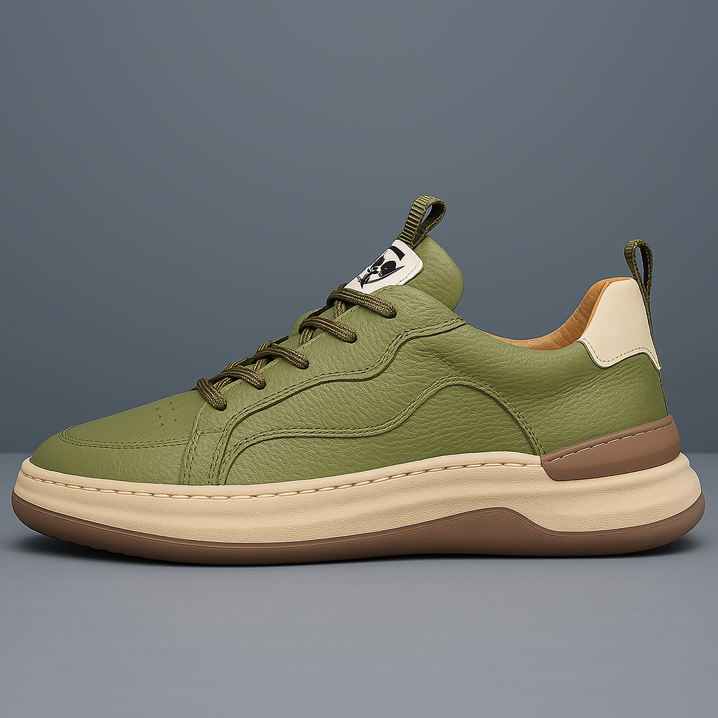 Men's Leather Low-Top Trainers – Hudson Smart Casual – view 2