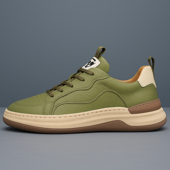 Men's Leather Low-Top Trainers – Hudson Smart Casual – view 2
