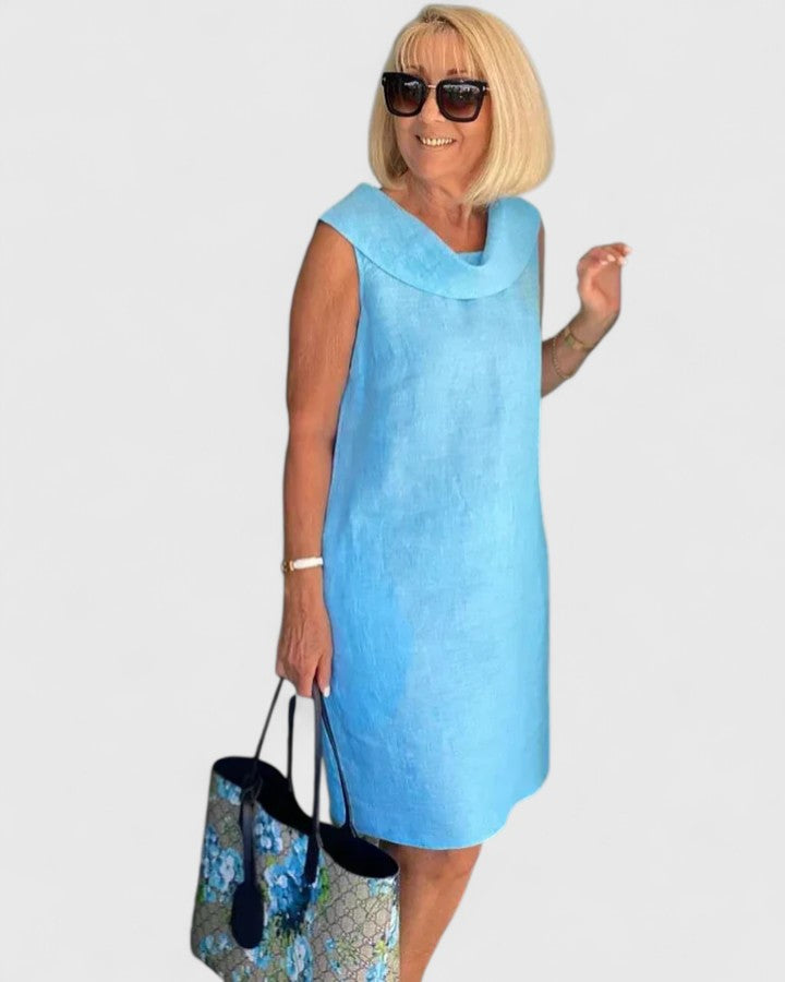 Women's Kim Straight Cut Dress - Elegant Everyday Layer-Friendly Style