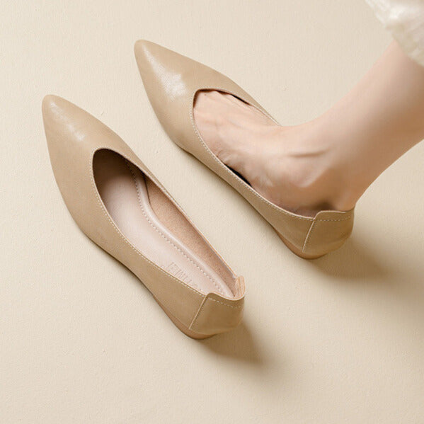Women's Pointed Toe Block Heel Court Shoes – All-Day Comfort – view 11