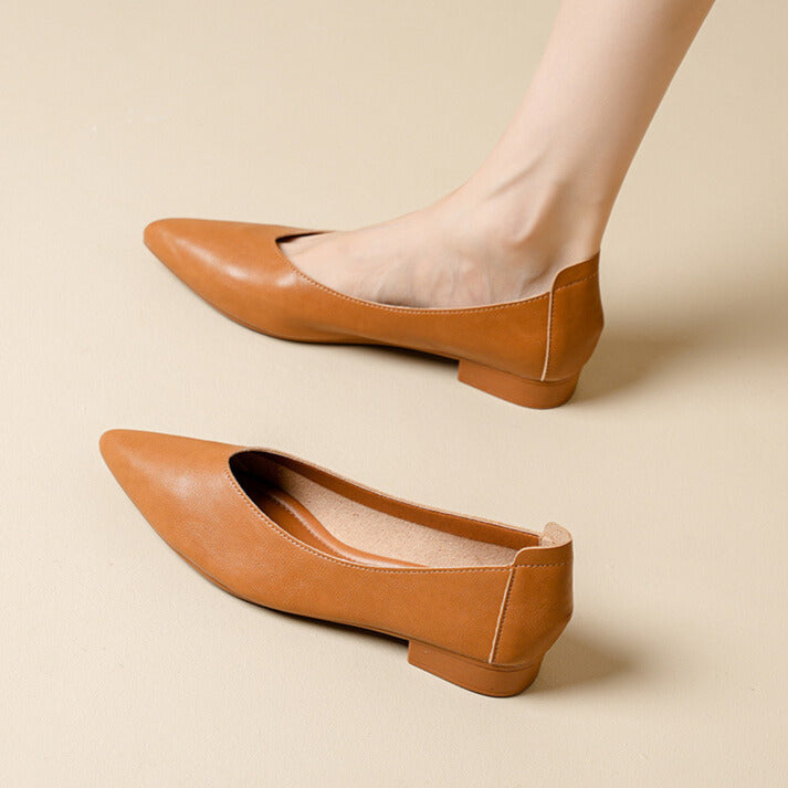 Women's Pointed Toe Block Heel Court Shoes – All-Day Comfort – view 2