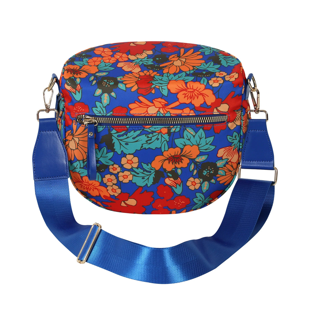 Women's Folk Bloom Floral Crossbody Bag – Everyday Zip Sling – view 3