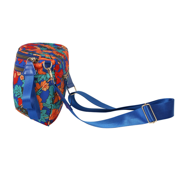 Women's Folk Bloom Floral Crossbody Bag – Everyday Zip Sling – view 4