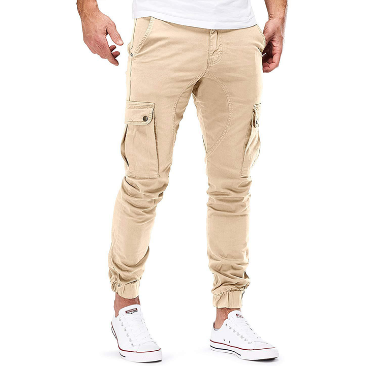Men's Cargo Joggers – Stretch Cotton Blend Casual Trousers – view 2