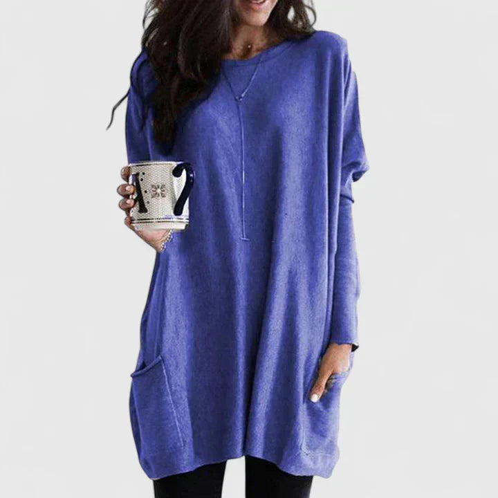 Women's Relaxed Fit Tunic with Pockets - Everyday Comfort