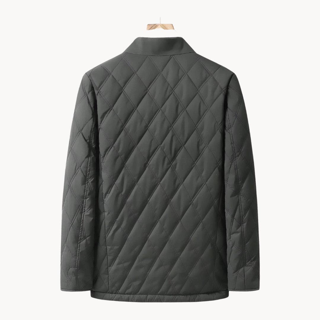 Men's Quilted Coat – Fleece Lined – Windproof & Water-Resistant – view 2