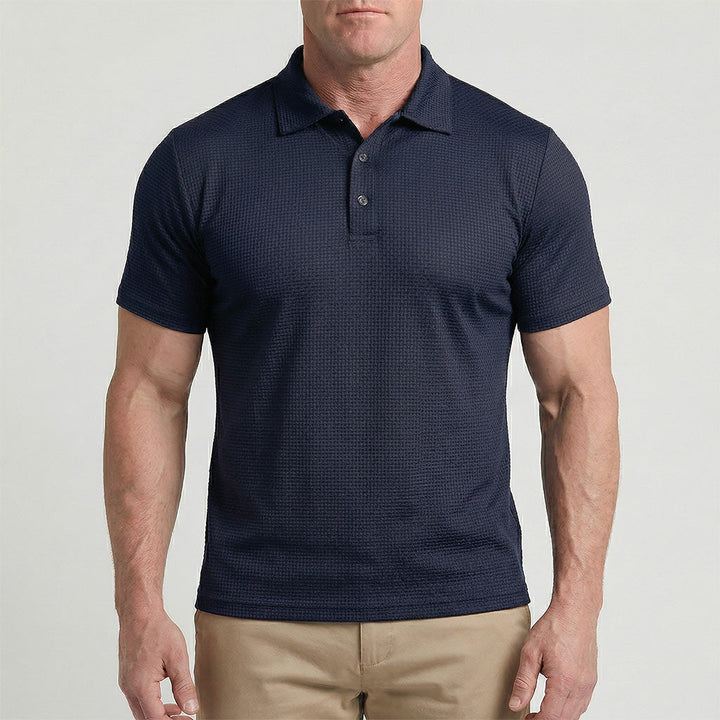 Men's Stretch Cotton Comfort Polo Shirt – Breathable Everyday Wear