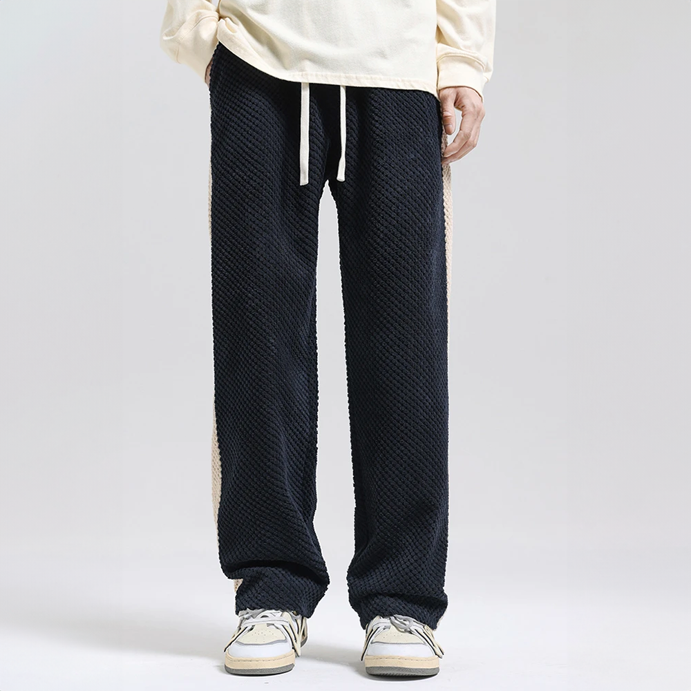 Men's Waffle Corduroy Joggers – Textured Casual Comfort – view 5