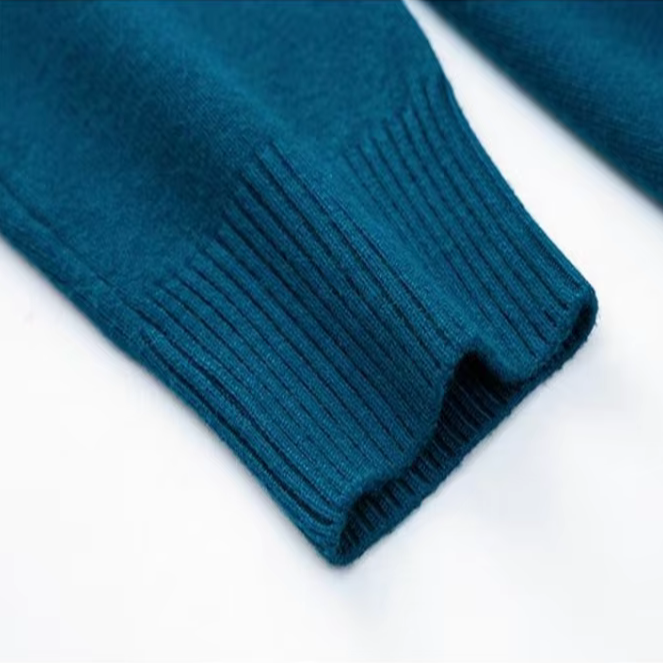 Men's Cashmere Blend Turtleneck Jumper – Warm Winter Layering – view 8