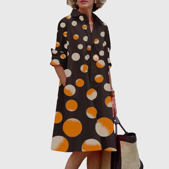 Women's Elegant Dress with Pockets - Everyday Chic