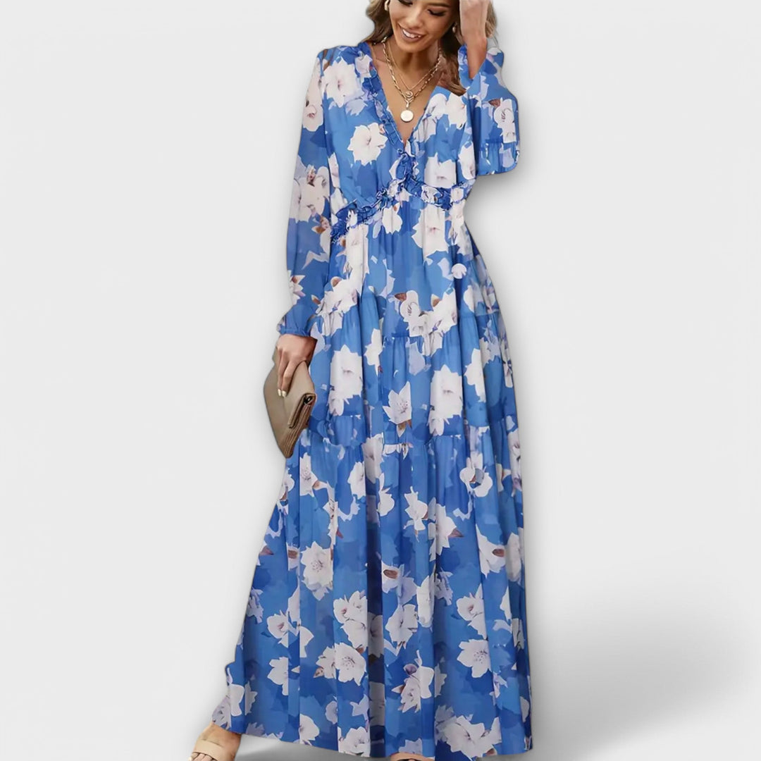 Women's Floral Maxi Dress – Elegant, Versatile Day-to-Night