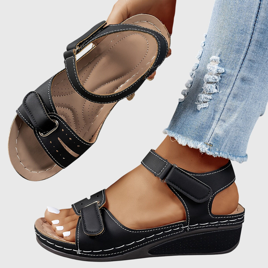 Women's Crystal Orthopedic Sandals - All-Day Comfort