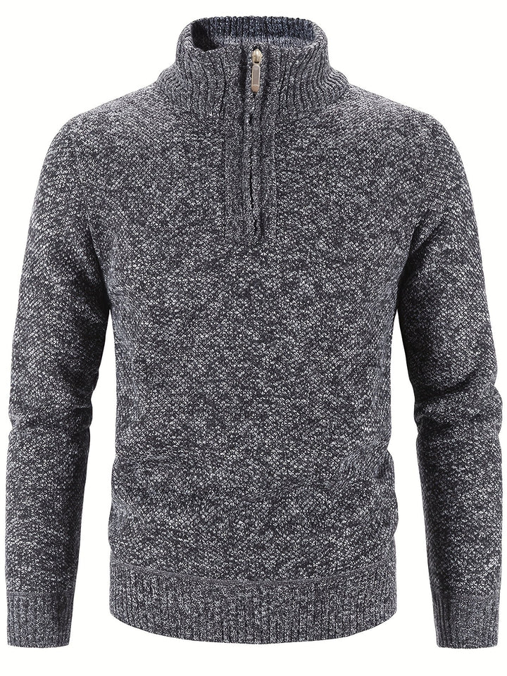Men's Soft Ribbed Knit Jumper – Relaxed Fit Everyday Layer – view 5