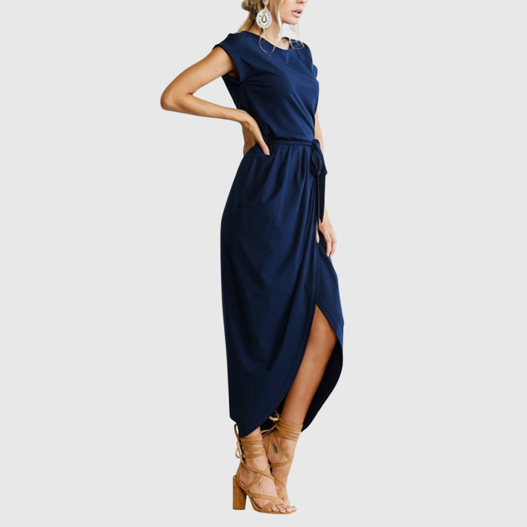 Women's Casual Midi Dress - Effortless Style for Any Occasion