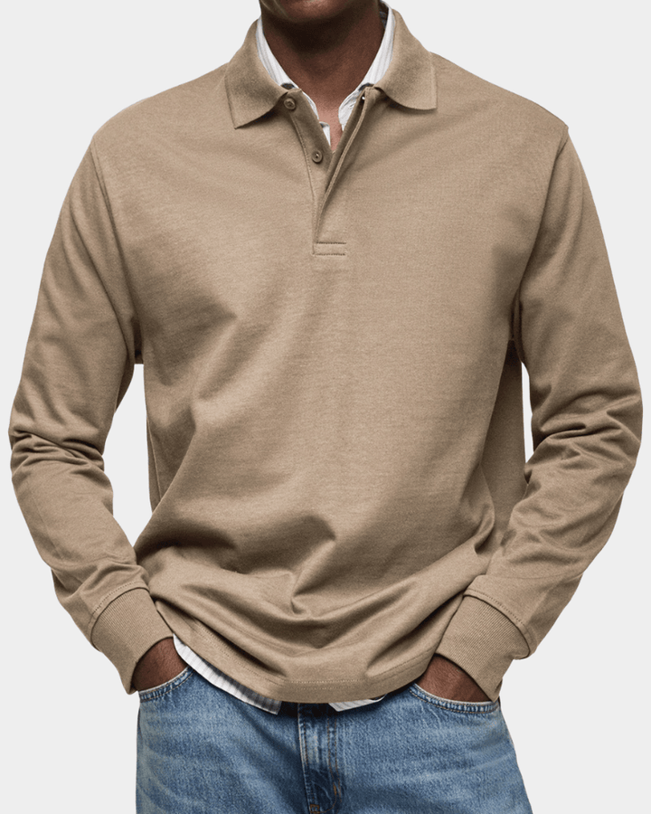 Wilson | Klassisches Langarm-Poloshirt